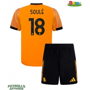 AS Roma Matias Soule #18 Bortaställ Barn 2025-26 Kortärmad (+ Korta byxor)